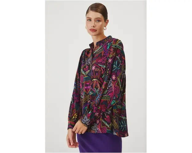 Medicine camasa femei, cu guler clasic, regular