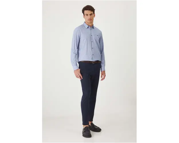 Medicine camasa barbati, cu guler clasic, regular