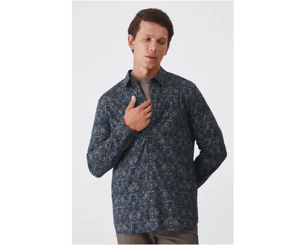 Medicine camasa barbati, cu guler clasic, slim