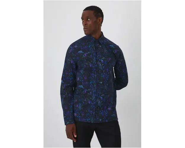 Medicine camasa barbati, cu guler clasic, regular