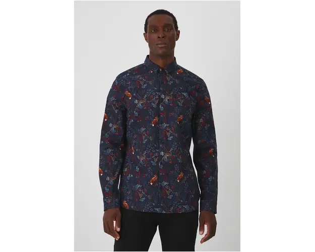 Medicine camasa barbati, cu guler clasic, regular