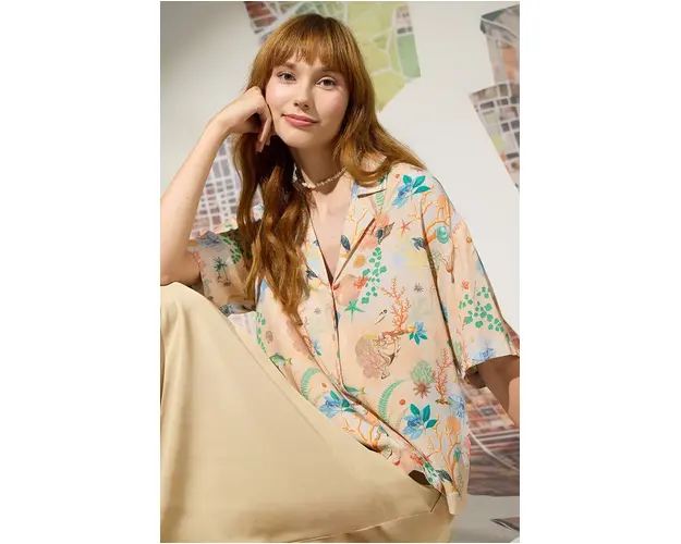 Medicine camasa femei, cu guler clasic, relaxed