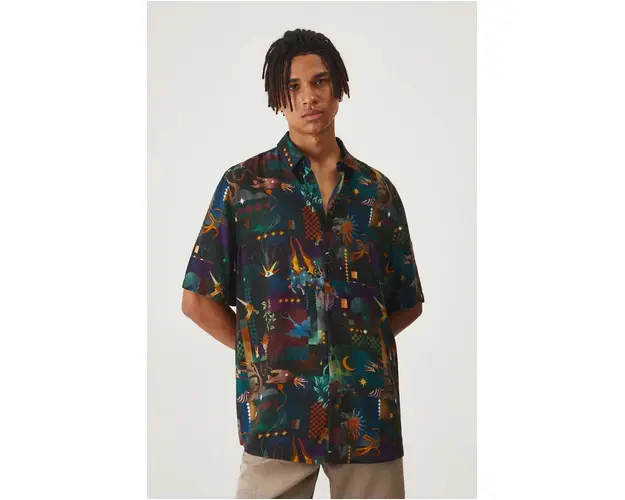 Medicine camasa barbati, cu guler clasic, regular