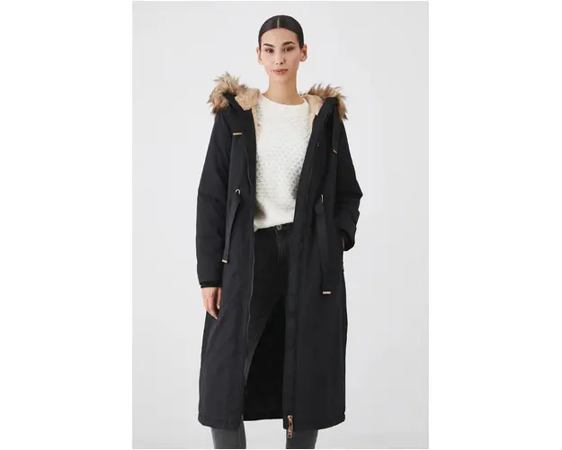 Medicine hanorac femei, culoarea negru, de iarna