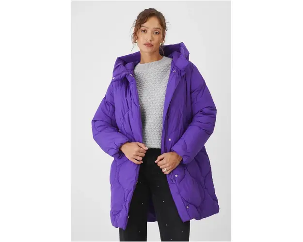 Medicine geaca femei, culoarea violet, de iarna