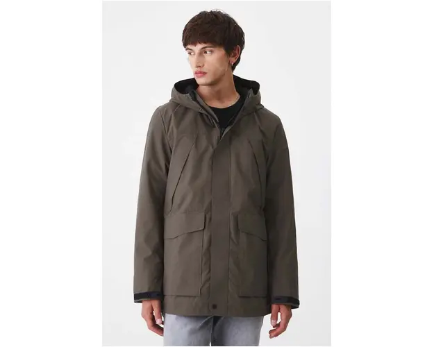 Medicine hanorac barbati, culoarea verde, de tranzitie