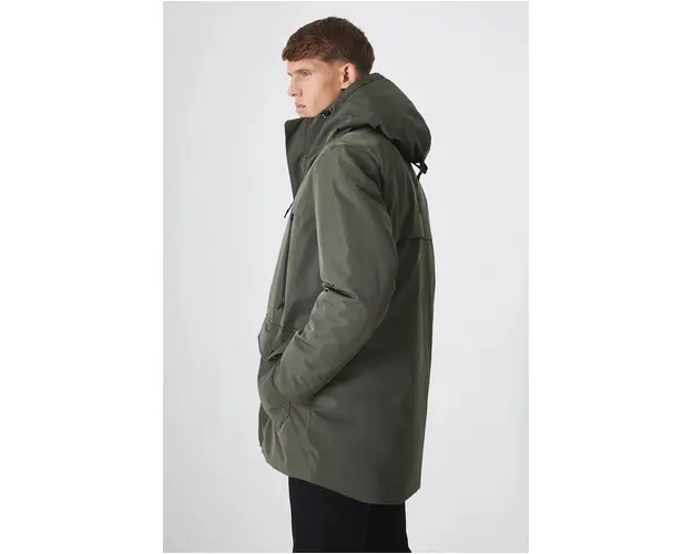 Medicine hanorac barbati, culoarea verde, de tranzitie