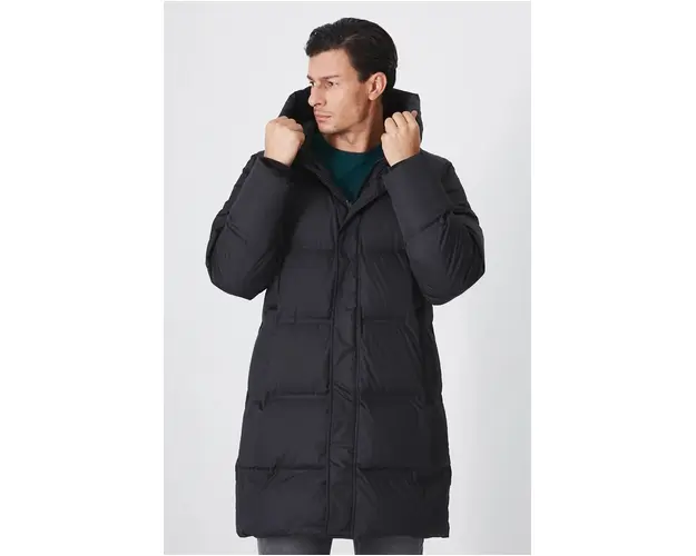 Medicine geaca de puf barbati, culoarea negru, de iarna