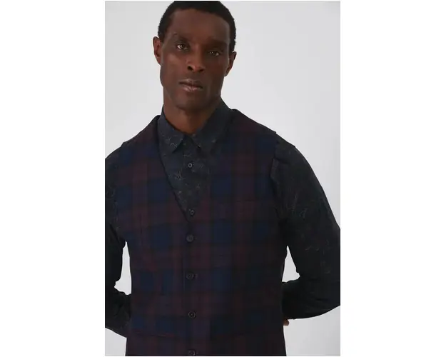 Medicine vesta barbati, culoarea bordo