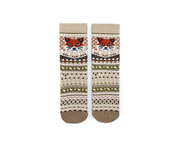 Medicine ciorapi de bumbac 2-pack femei, culoarea bej