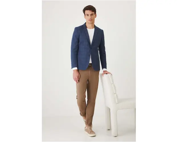 Medicine sacou barbati, culoarea bleumarin