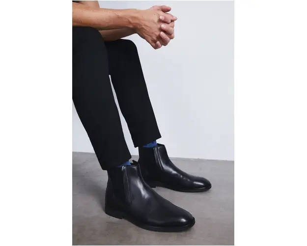 Medicine pantofi de piele barbati, culoarea negru