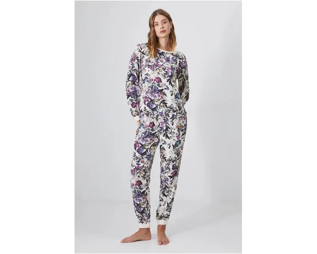 Medicine pijama femei, culoarea bej