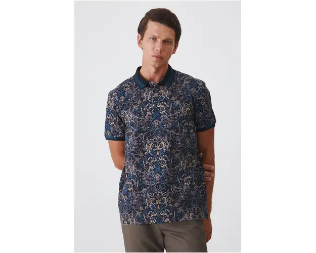 Medicine tricou polo barbati, culoarea negru, modelator