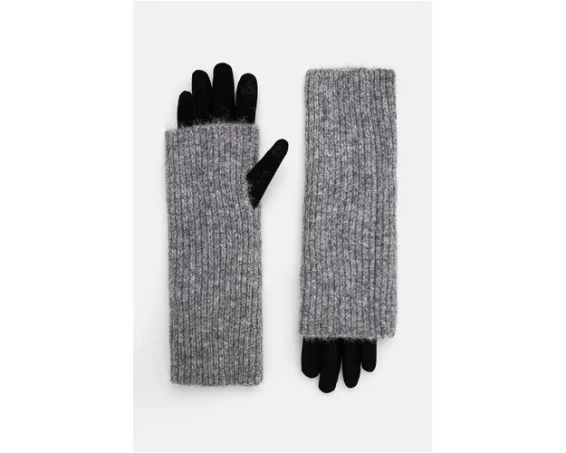 Medicine manusi din amestec de lana femei, culoarea negru