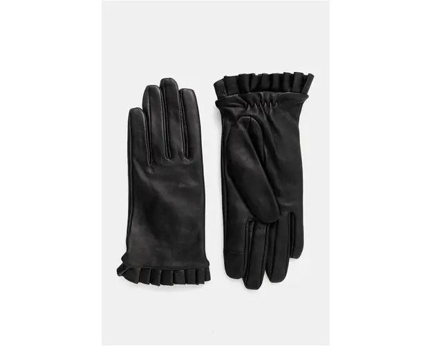 Medicine manusi de piele femei, culoarea negru