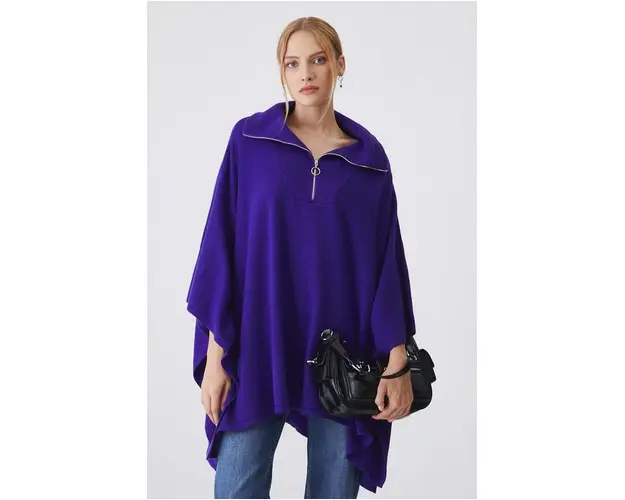 Medicine poncho culoarea violet