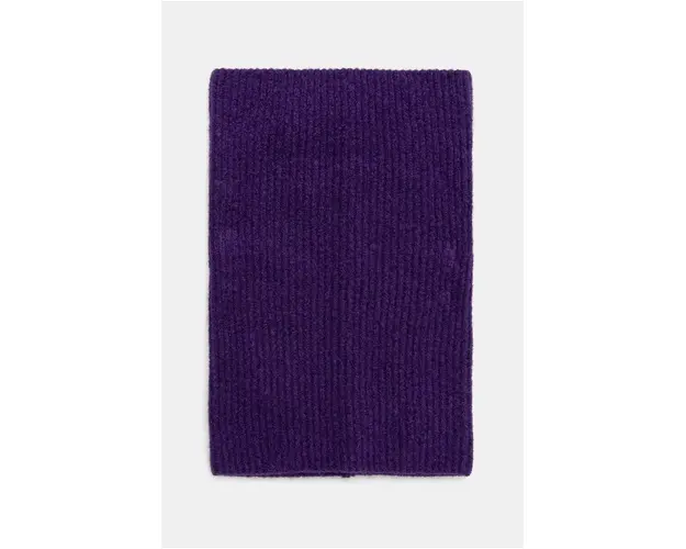 Medicine fular din amestec de lana culoarea violet, melanj