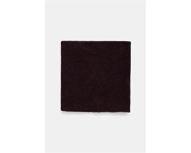 Medicine fular din amestec de lana culoarea bordo, neted