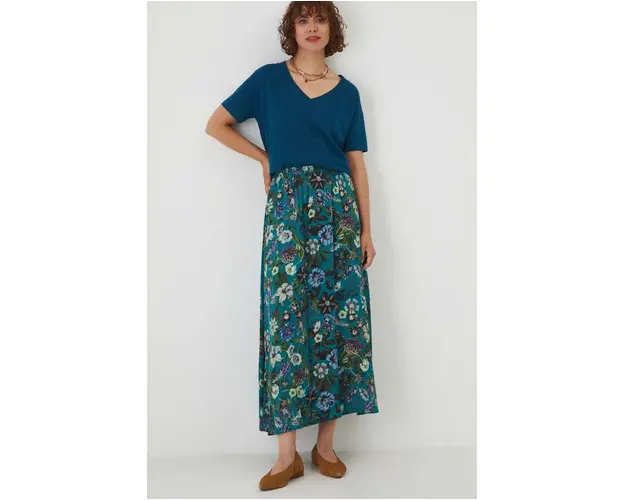 Medicine fusta culoarea turcoaz, maxi, evazati