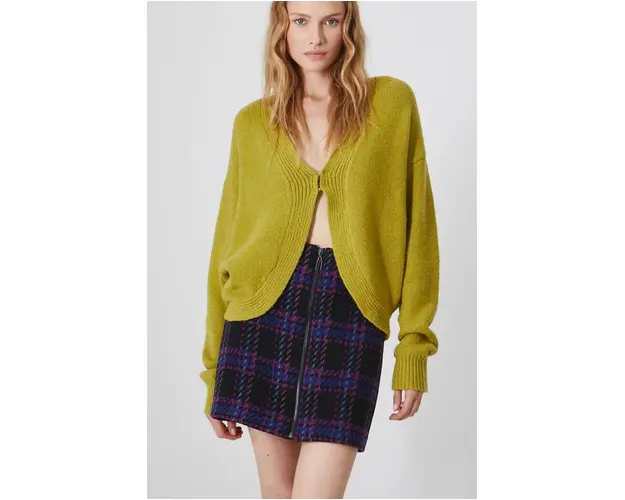 Medicine fusta din amestec de lana mini, drept