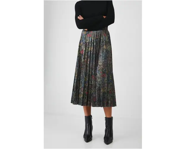 Medicine fusta culoarea negru, maxi, evazati