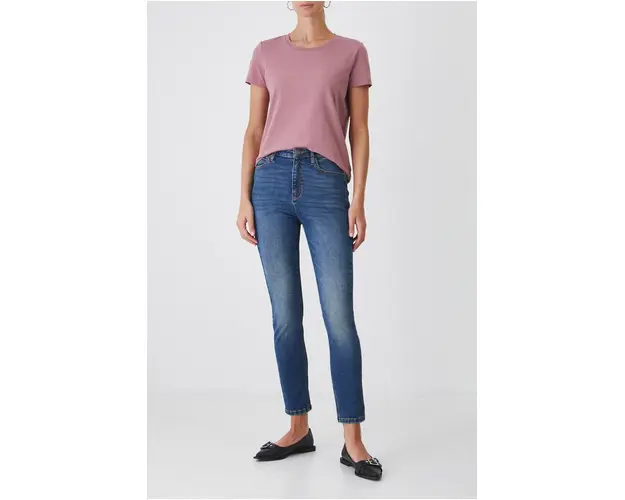 Medicine jeans femei, culoarea bleumarin