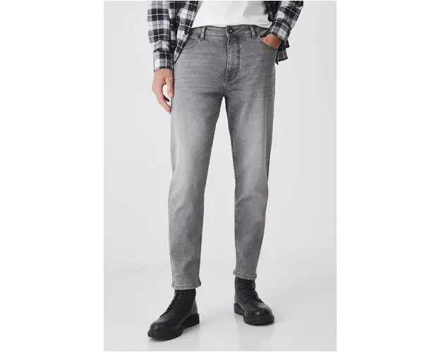 Medicine jeansi barbati, culoarea gri