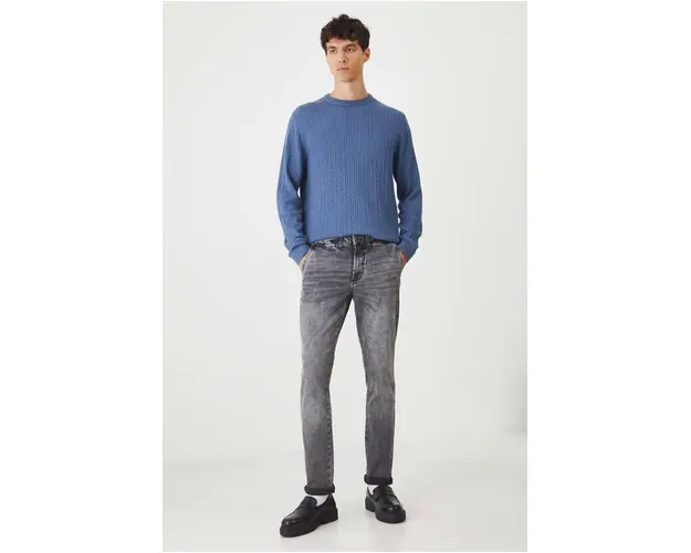 Medicine jeansi barbati, culoarea gri