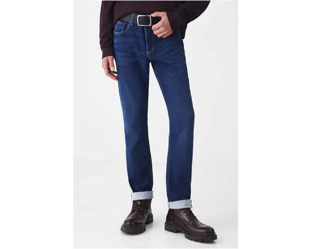 Medicine jeans barbati, culoarea bleumarin