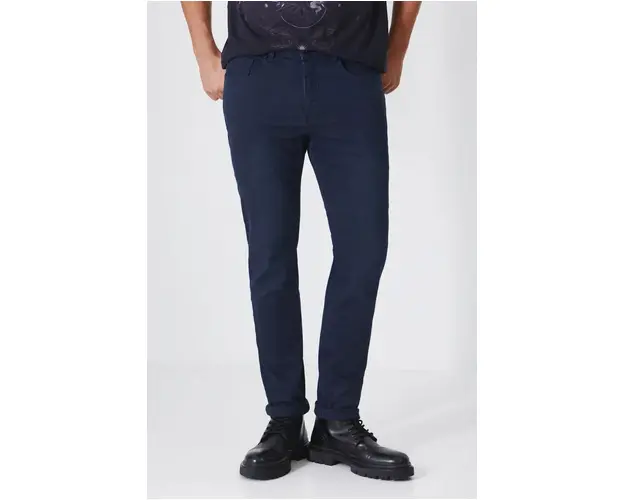 Medicine jeans barbati, culoarea bleumarin