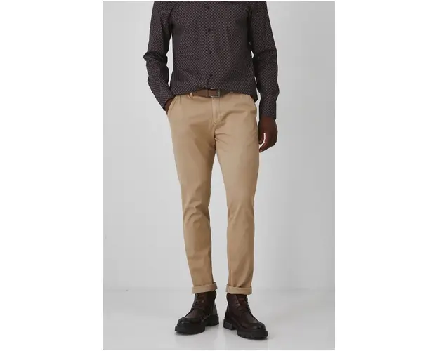 Medicine pantaloni barbati, culoarea bej, mulata