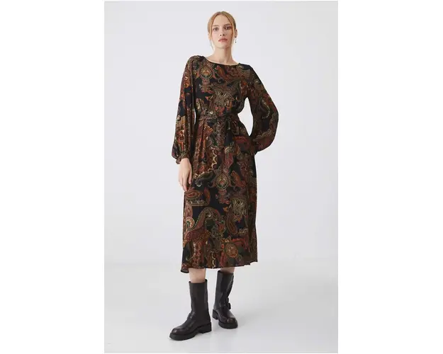 Medicine rochie midi, evazati