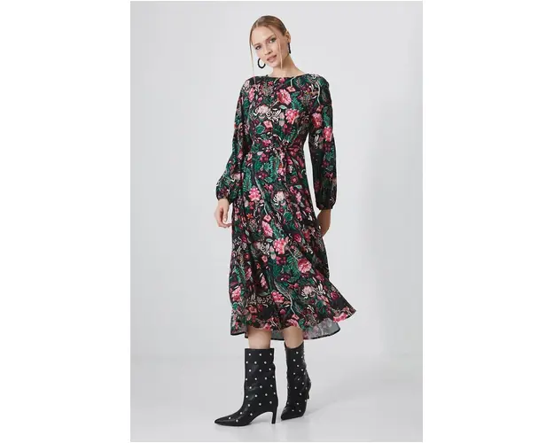 Medicine rochie midi, evazati