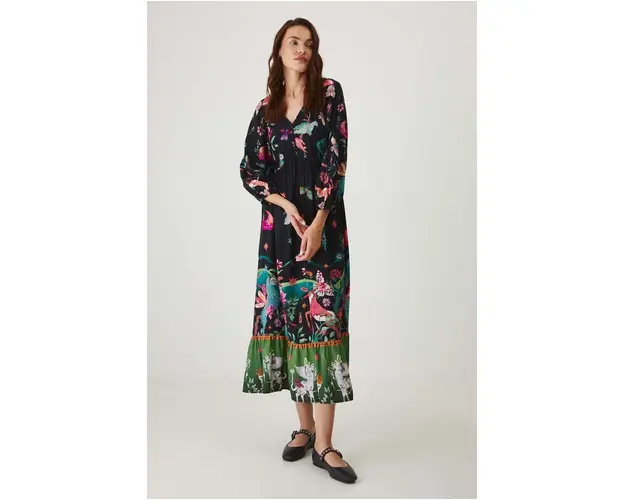 Medicine rochie maxi, evazati