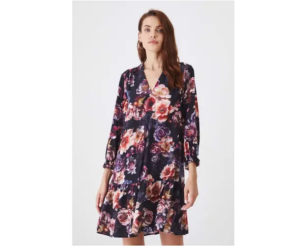 Medicine rochie culoarea negru, mini, oversize