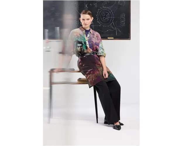 Medicine rochie culoarea turcoaz, midi, oversize