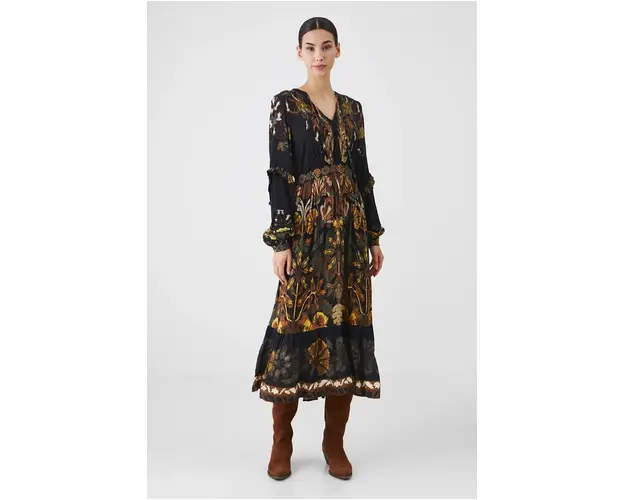 Medicine rochie maxi, evazati