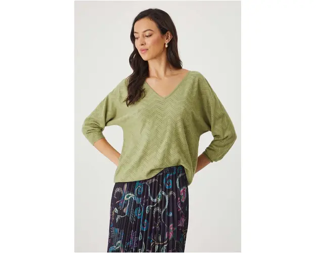 Medicine pulover femei, culoarea verde, light