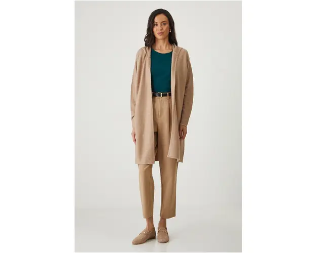 Medicine cardigan femei, culoarea bej, light