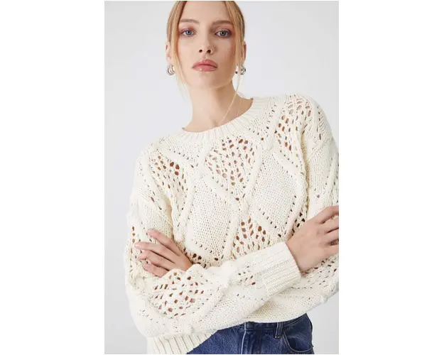 Medicine pulover femei, culoarea bej, calduros