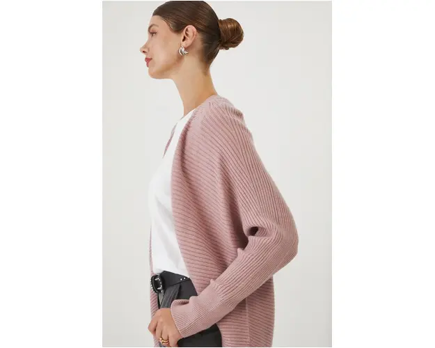 Medicine cardigan femei, culoarea roz, light