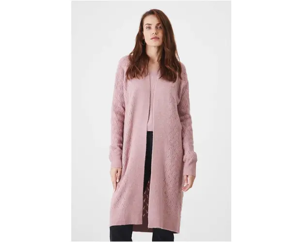 Medicine cardigan femei, culoarea roz, calduros