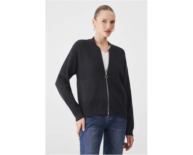 Medicine cardigan femei, culoarea gri, light