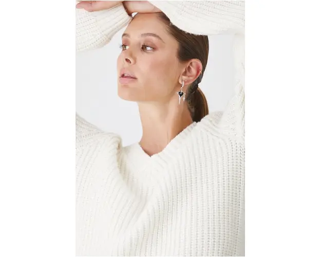 Medicine pulover din amestec de lana femei, culoarea bej, calduros