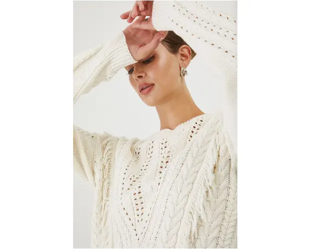 Medicine pulover femei, culoarea bej, calduros