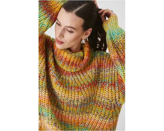 Medicine pulover femei, calduros, cu guler