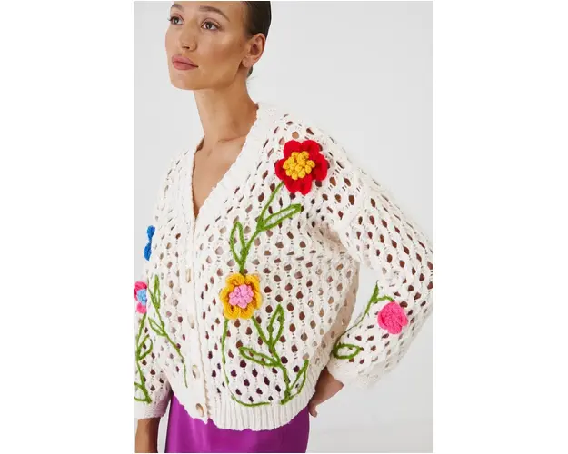 Medicine cardigan femei, culoarea bej