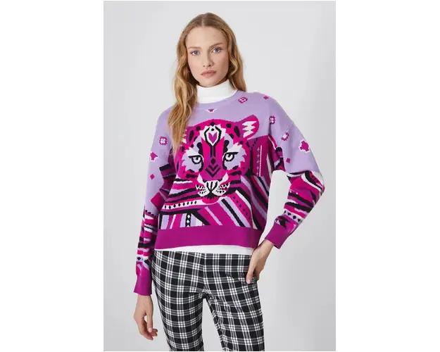 Medicine pulover femei, culoarea roz, light