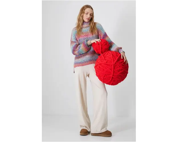 Medicine pulover femei, calduros, cu guler